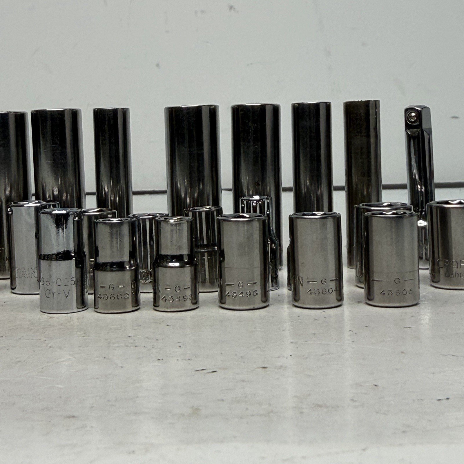 27pcs Mechanics Tools – Sockets and Extension – Stanley Craftsman Unbranded