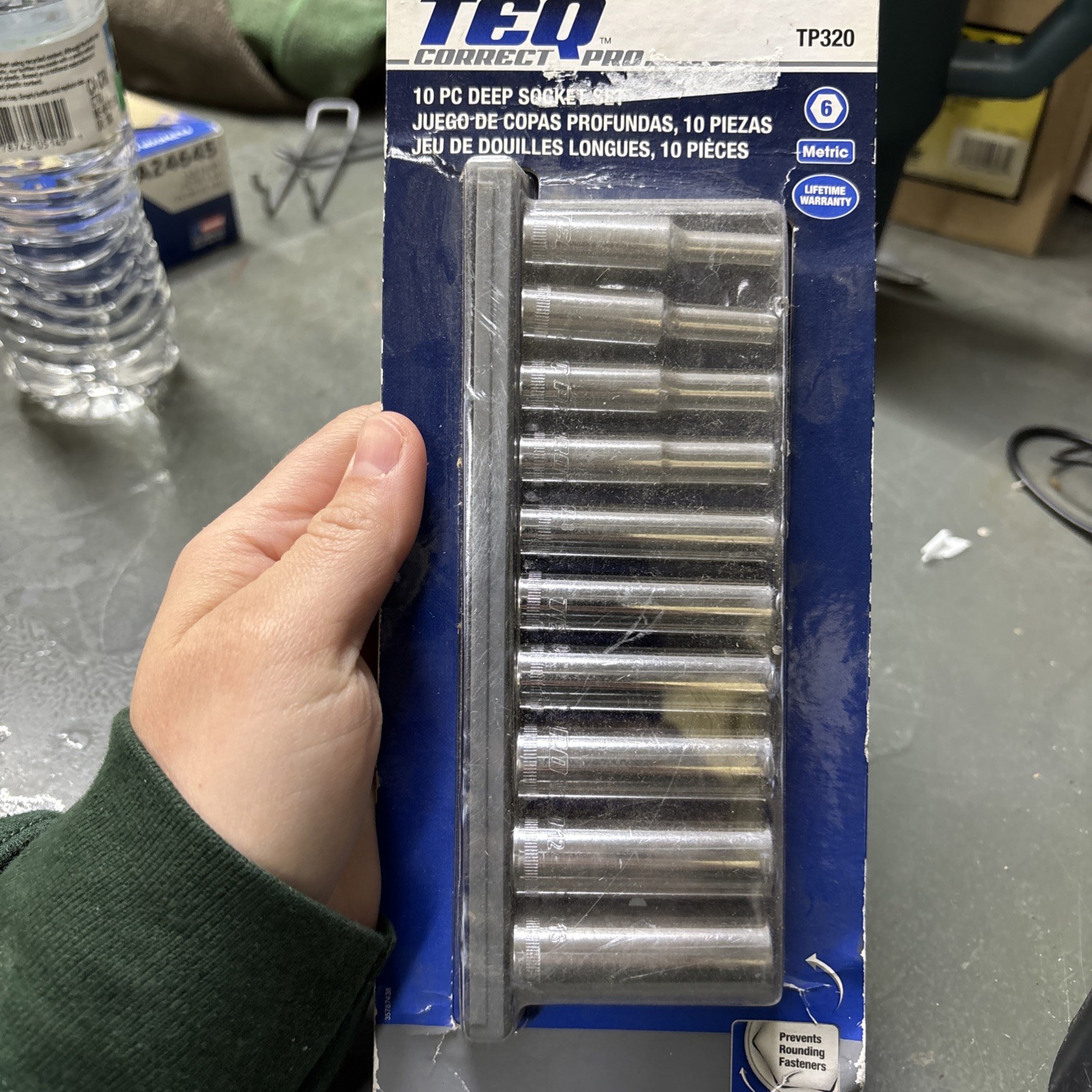 TEQ Correct Pro TP320 – 10 Pc. Deep Socket Set