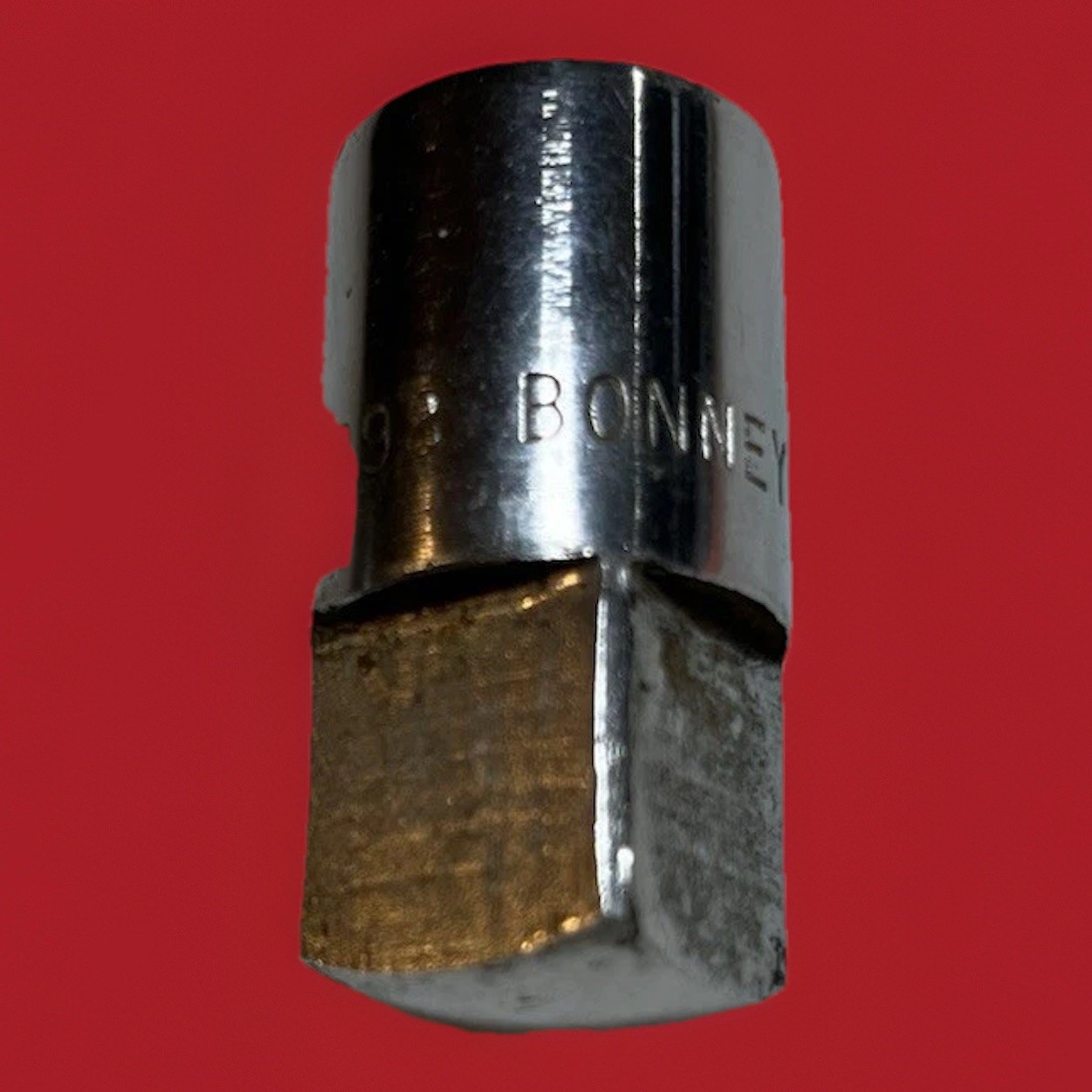 Bonney 4298 USA 1/2″ F to 3/4″ M Drive Socket Adapter Vintage