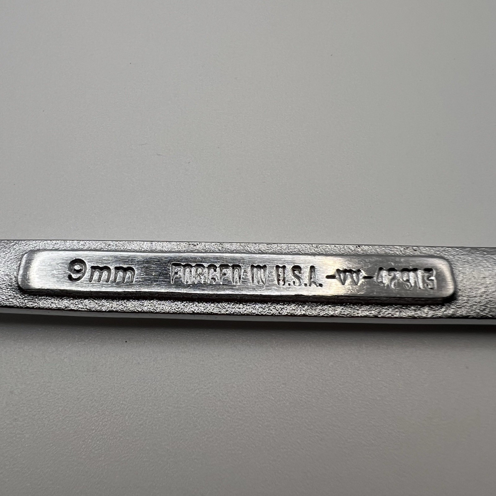 Vintage Craftsman 9mm 12 point Combination Wrench -VV- 42913 Forged in USA