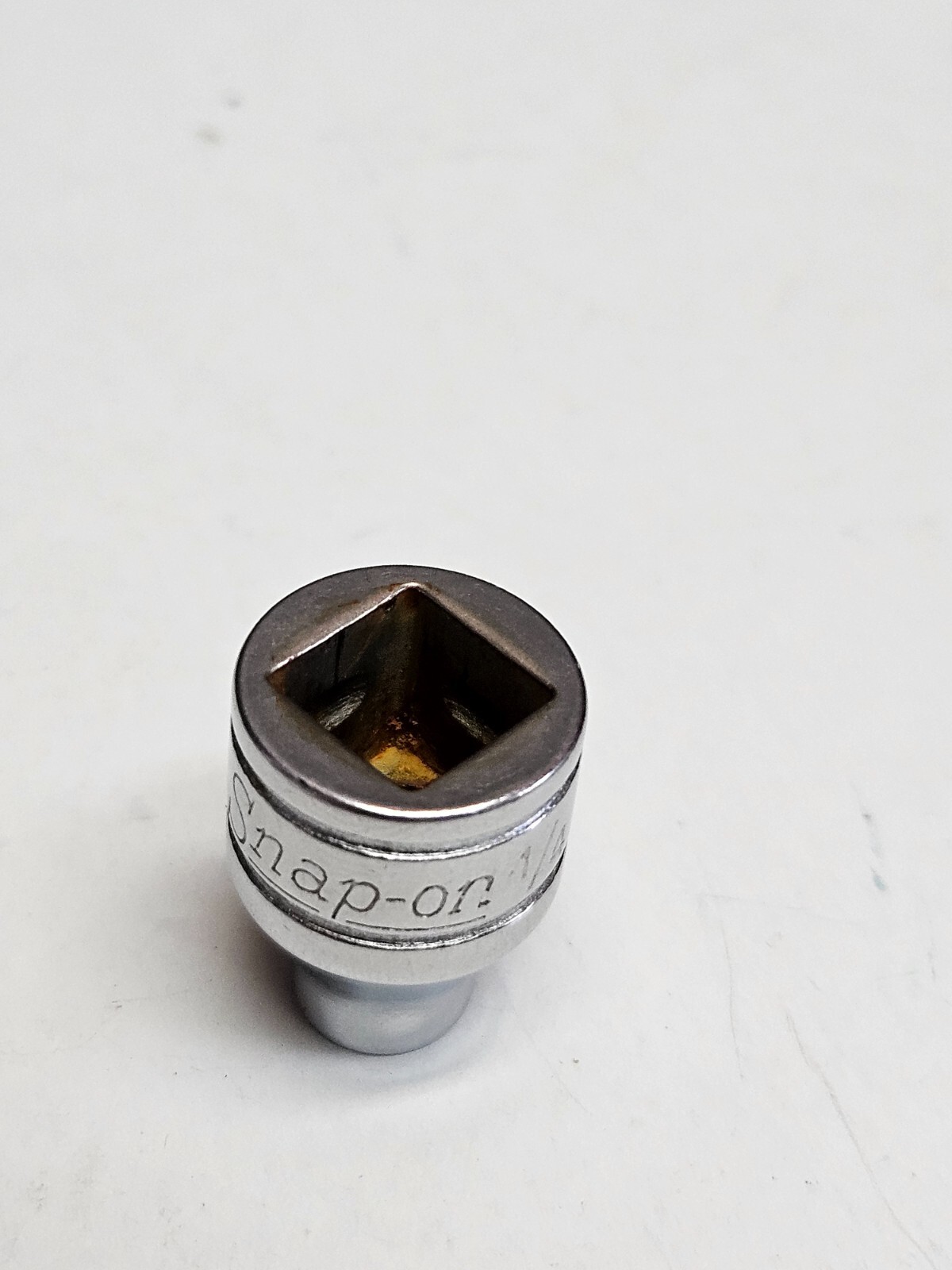 Snap-On FS-081 1/4 Vintage 6pt Shallow Socket 3/8-drive USA
