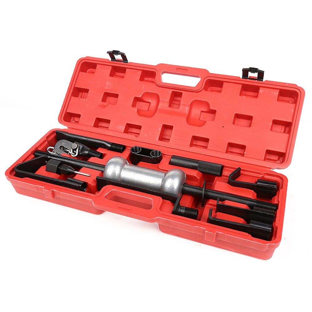 13PC Heavy Duty Dent Puller w/10lbs Slide Hammer Auto Body Truck Repair Tool Kit