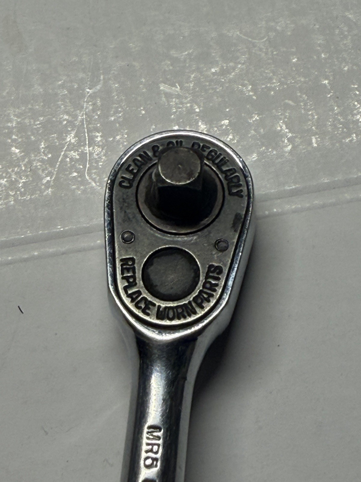 MAC Tools MR5 1/4” Drive Ratchet used