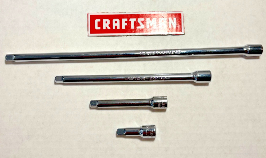 Craftsman 1/4 Drive, 3/8 Drive and 1/2 Drive Extensions(Pick a Size)