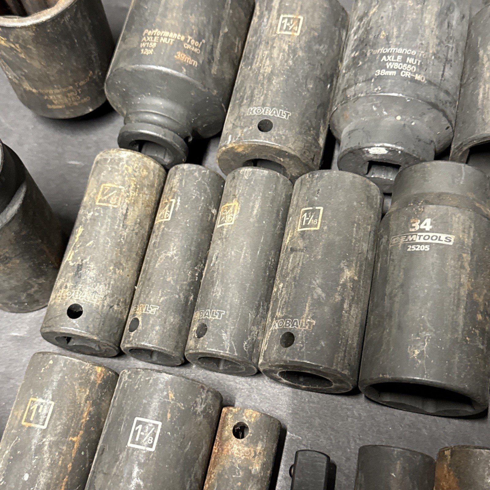 Impact Socket Driver Lot – Kobalt – Oem Tools – Performance Tools – Pittsburg
