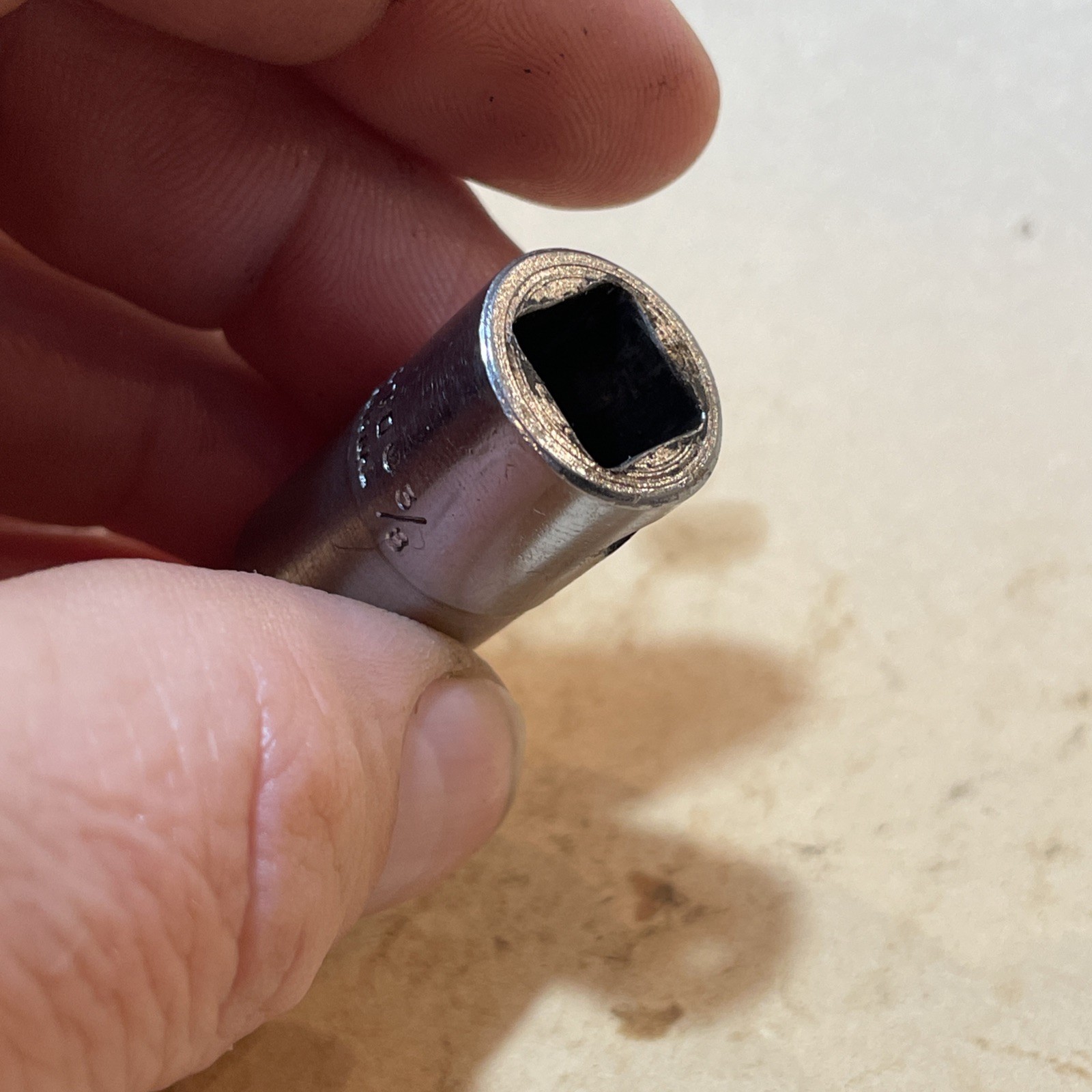 Proto Professional 4990-3/8″ Hex Bit Socket 3/8″ Drive Made in USA