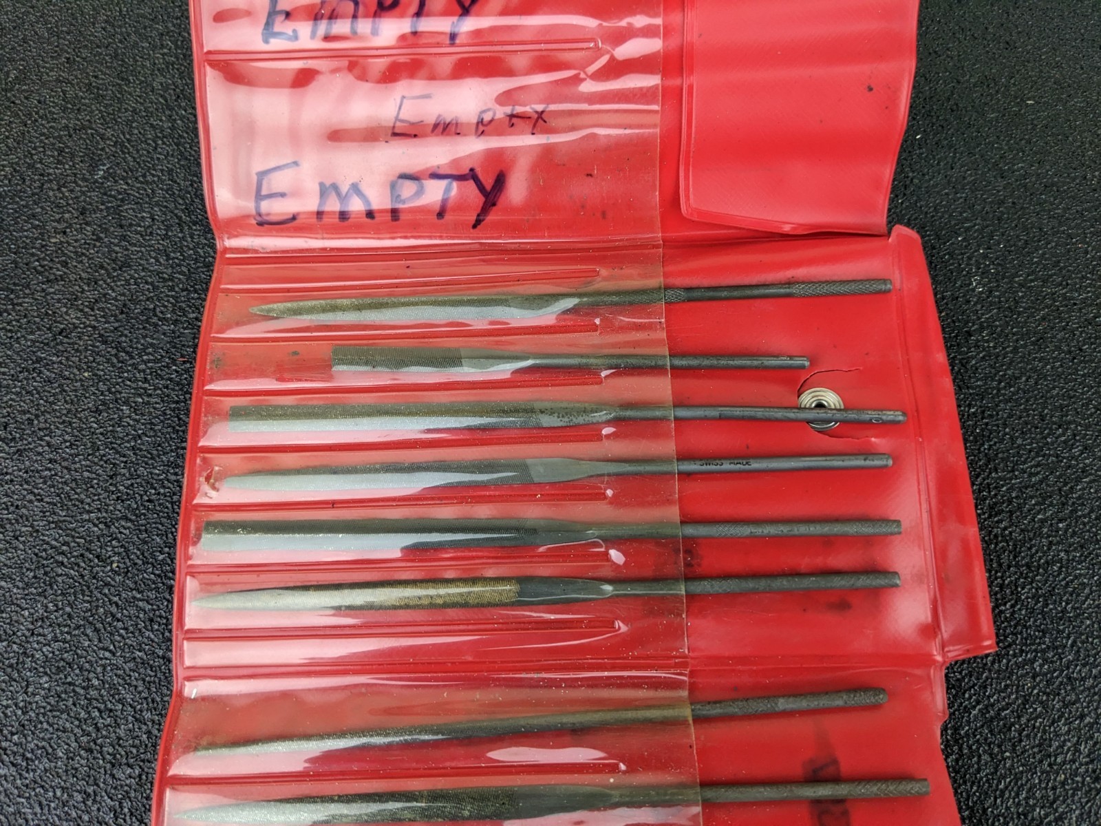 #bl869 Snap-on Tools HBFN120 Swiss Pattern Miniature File Set