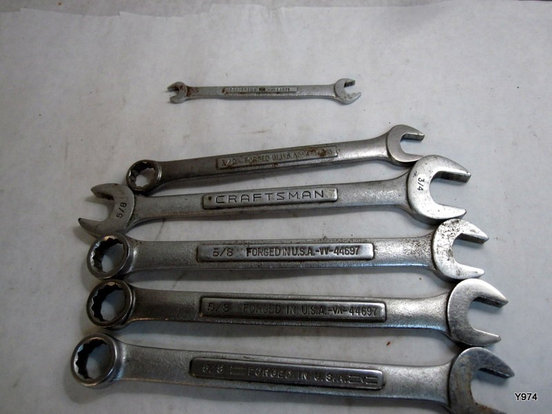 Craftsman set of 6 wrenches see description