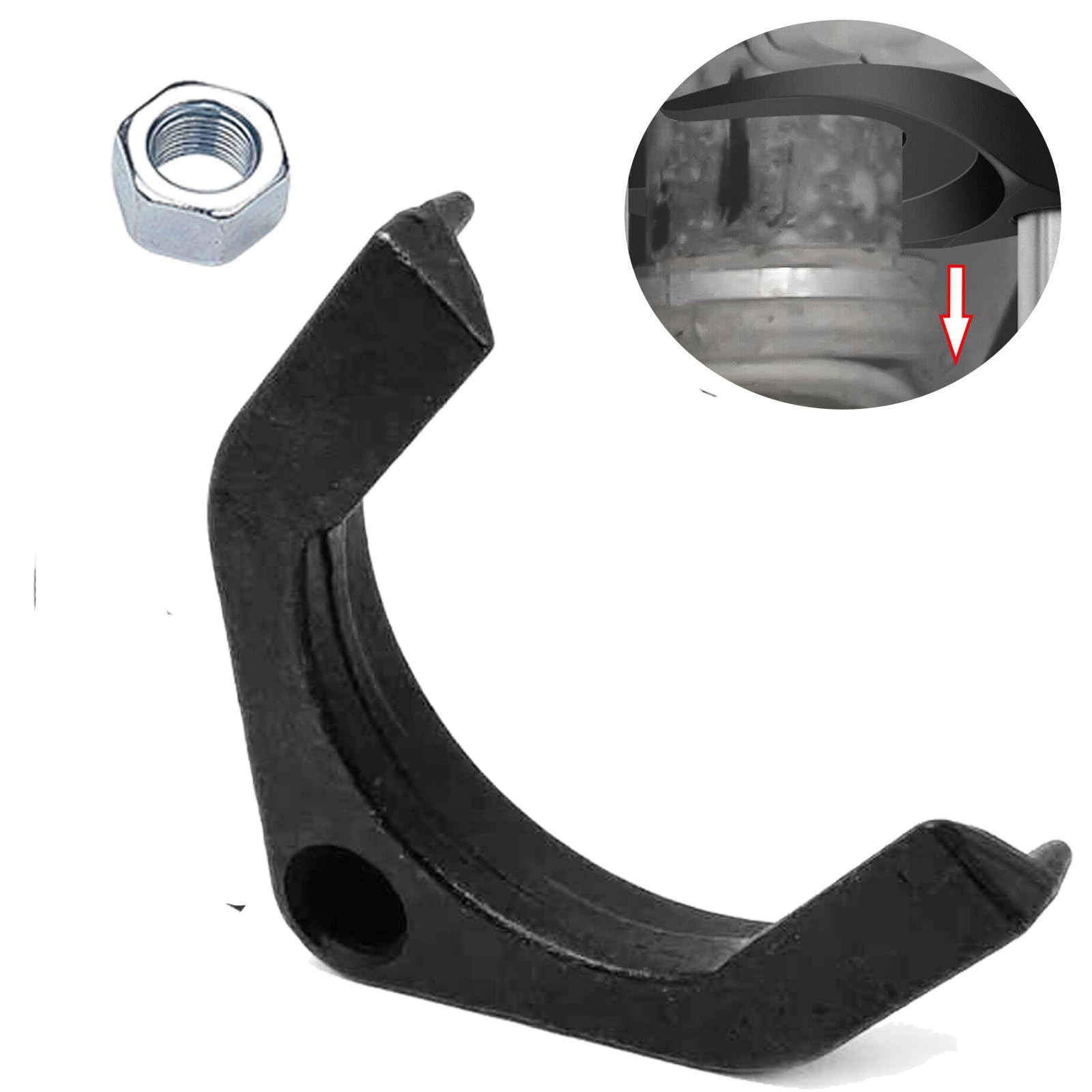 CV Joint Puller Adapter with 63mm Wide Opening 5/8″-18 Axle Removal Tool