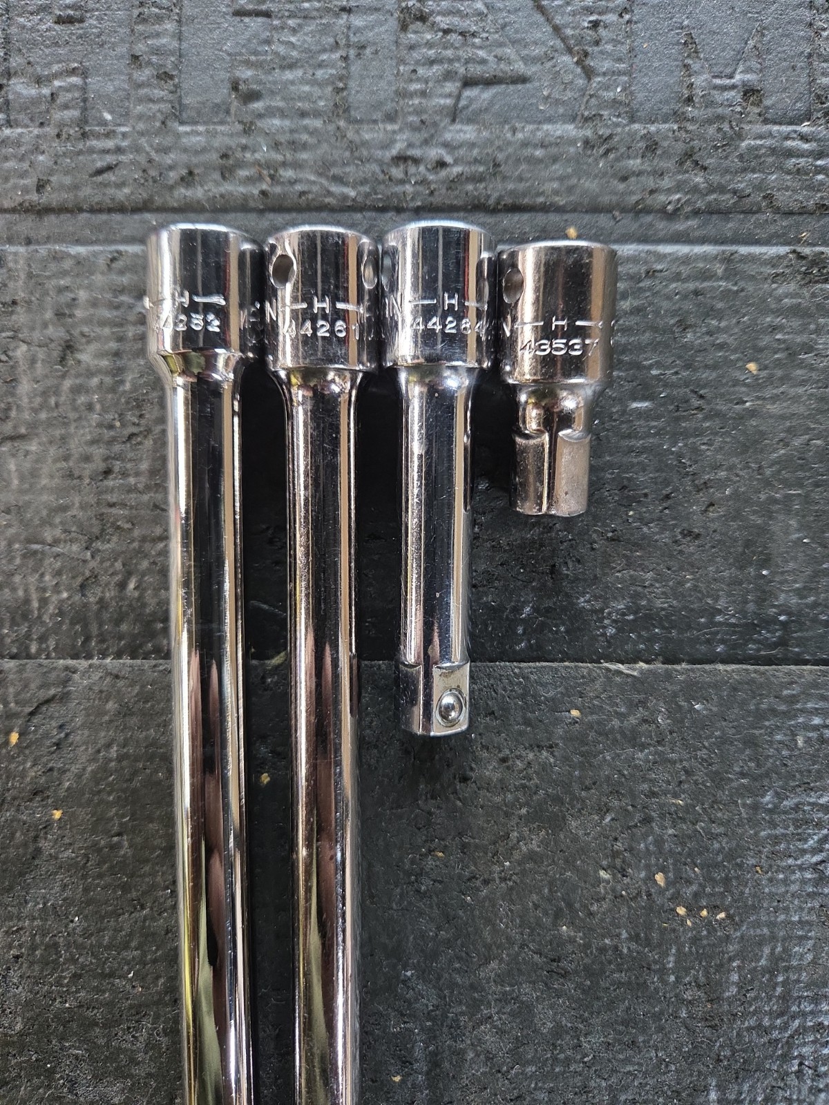 Craftsman 3/8″ Drive Extension Bar 4pc Set H Vintage USA (1 1/2″, 3″, 6″, 10″)