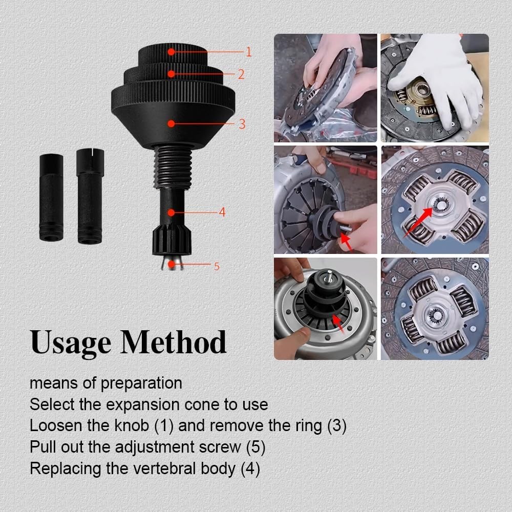 Clutch Alignment Tool Kit Car Light Trucks Single Disc