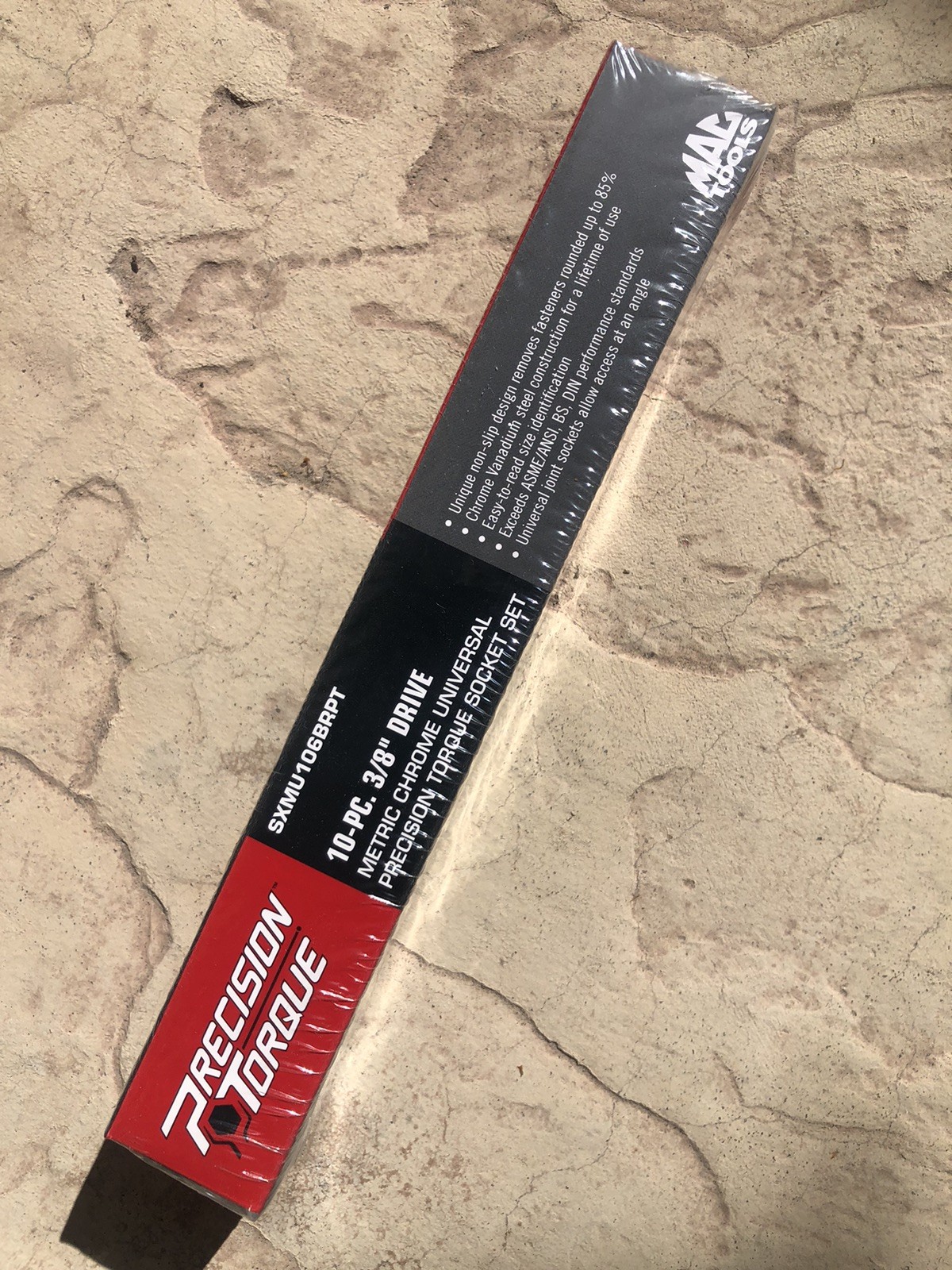 MAC TOOLS METRIC CHROME 10 PC UNIVERSAL SOCKET SET 3/8″ DRIVE SXMU106BRPT NIB