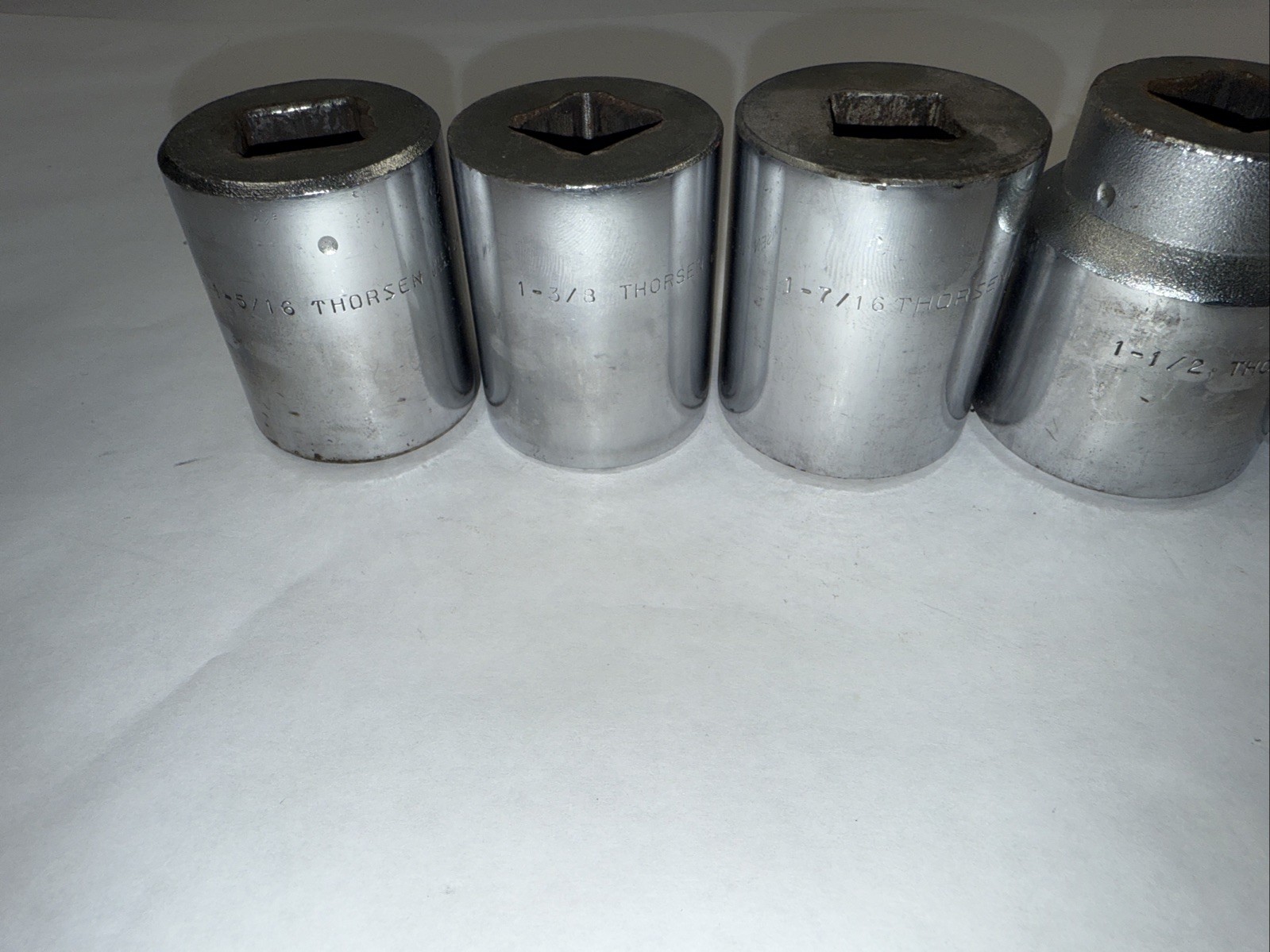 Thorsen 3/4» Drive 12 Point Socket 1-5/16 to 1-7/8 in Size, 7 Pcs Set, Made USA