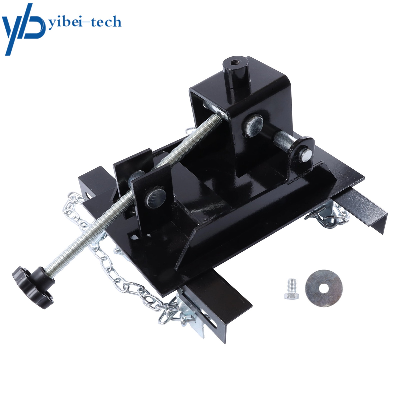 Transmission Floor Jack Adapter 1100lbs Capacity 1/2 Ton for Repair Tool Black