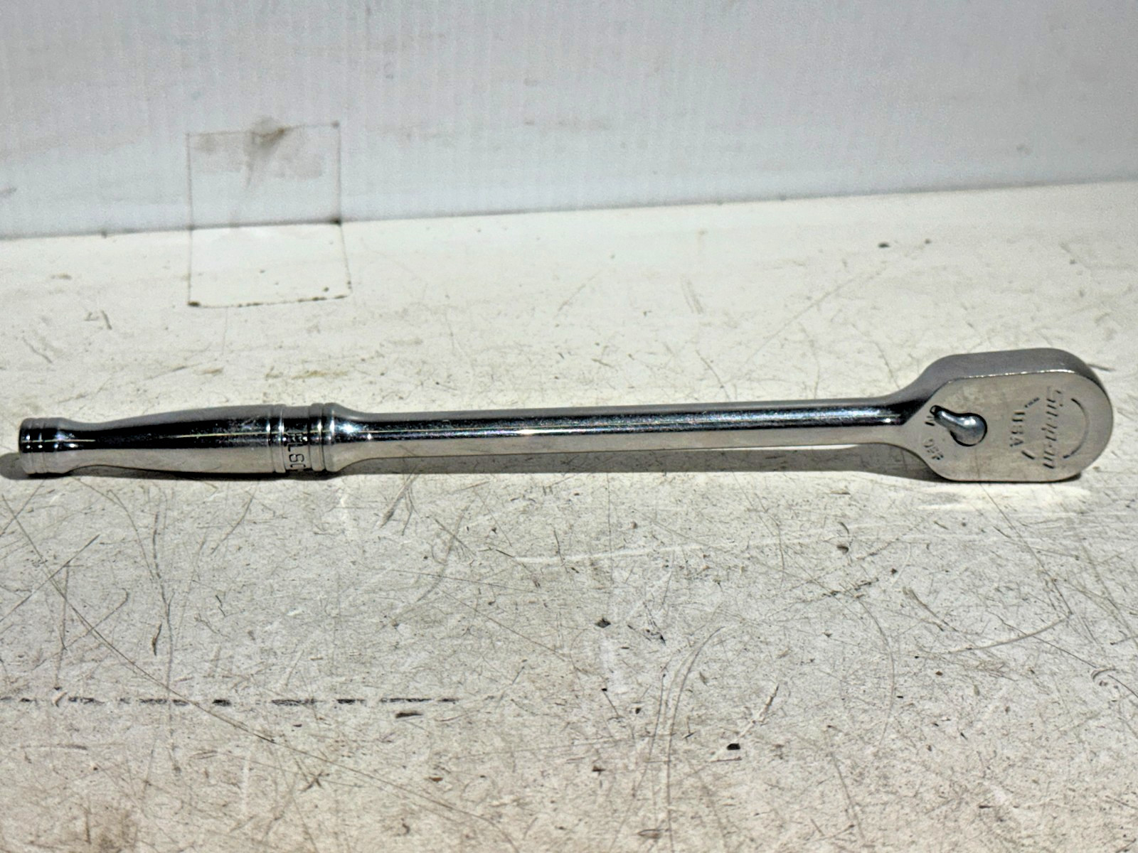 Snap On 3/8″ Drive 10″ Long Chrome Fine Tooth Ratchet FL80