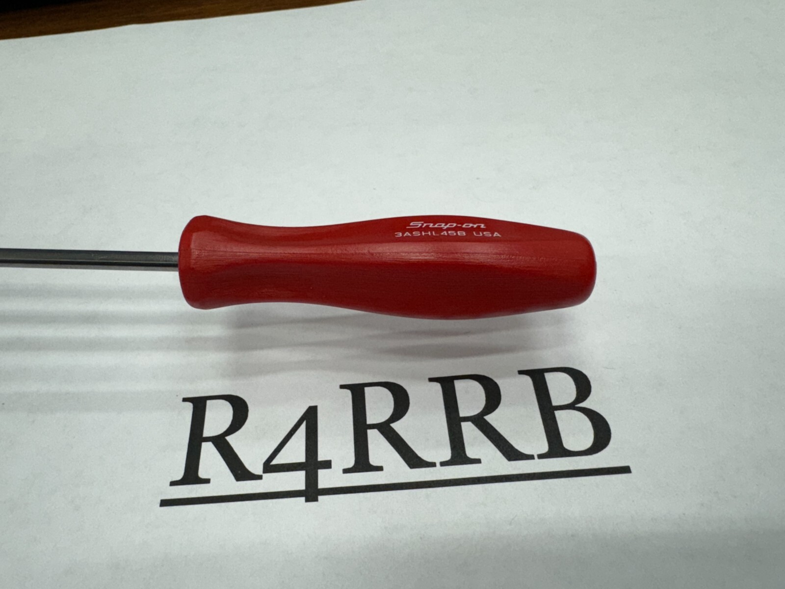 Snap-on Tools USA NEW RED GRIP Mini Hard Handle LONG SHAFT 45° Pick 3ASHL45BR