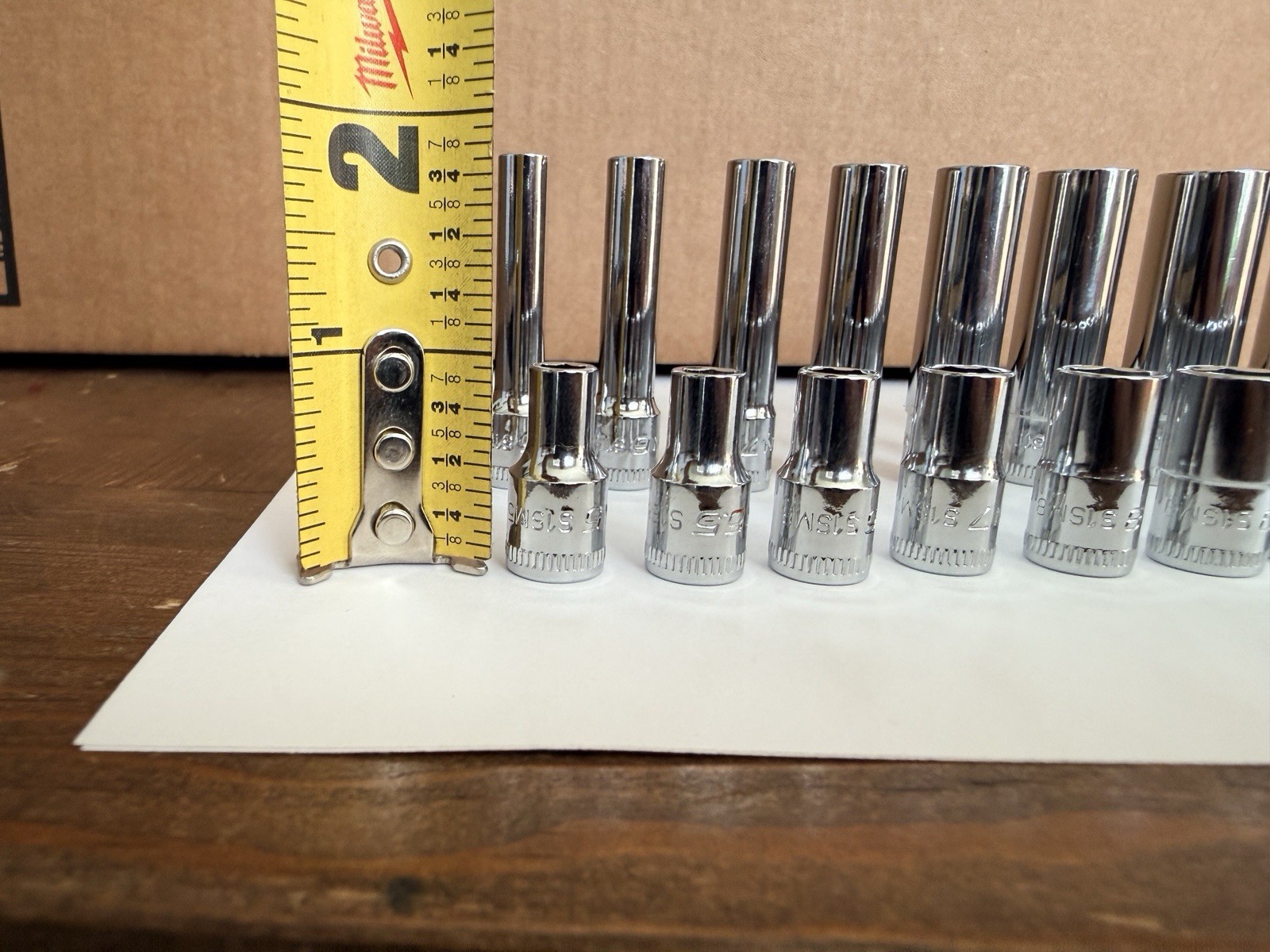 ICON 1/4” Drive 6Pt Metric Shallow/Deep Socket Chrome – Choose Size mm
