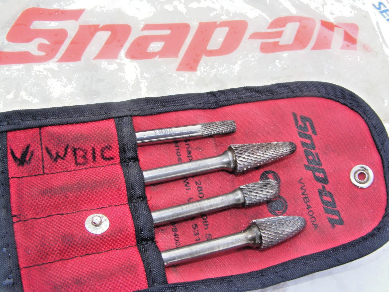 Snap-on™ VWB400A 4-piece Carbide Grinding Burr Set