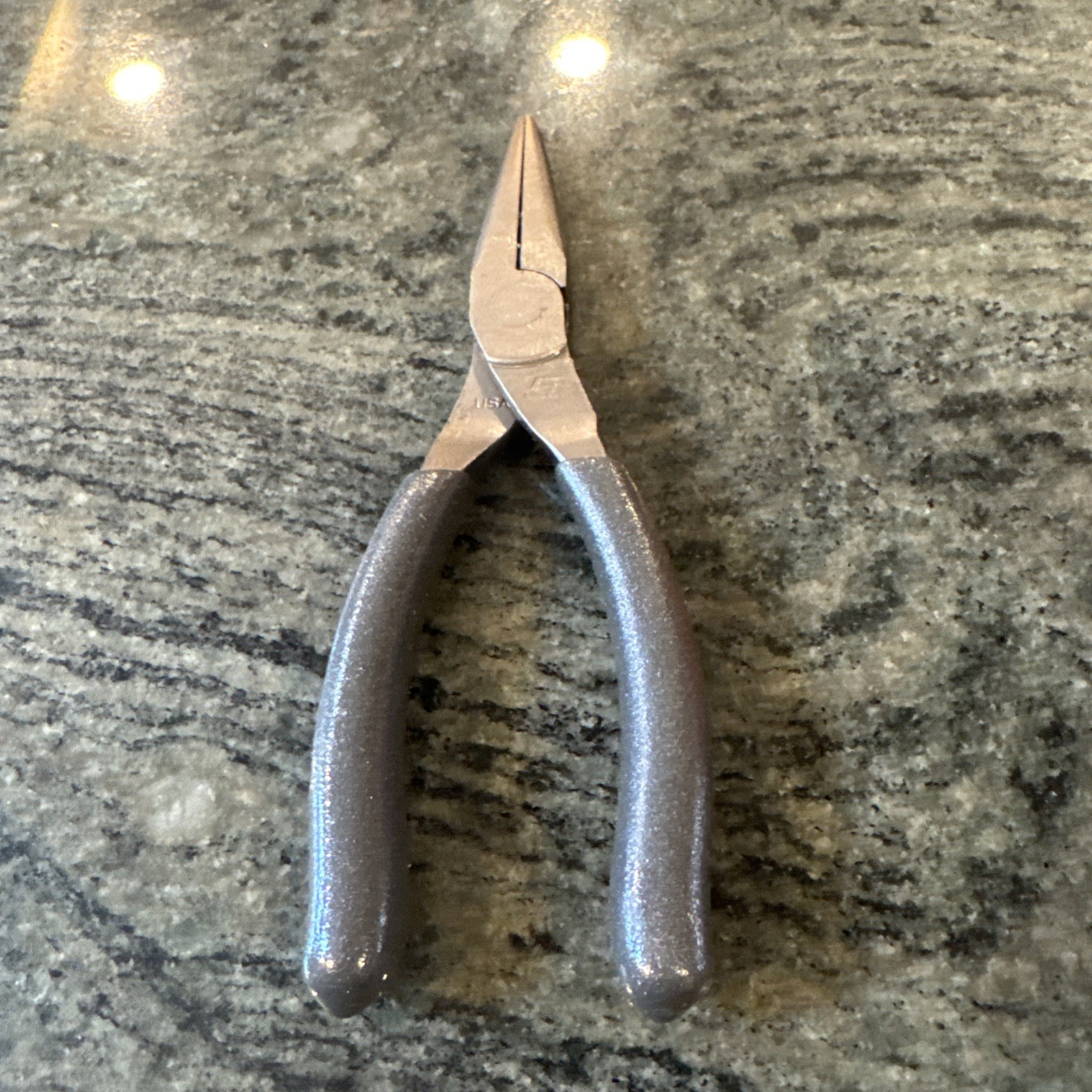 Snap-On 95acf 6″ talon grip needle nose pliers in dark Titanium new