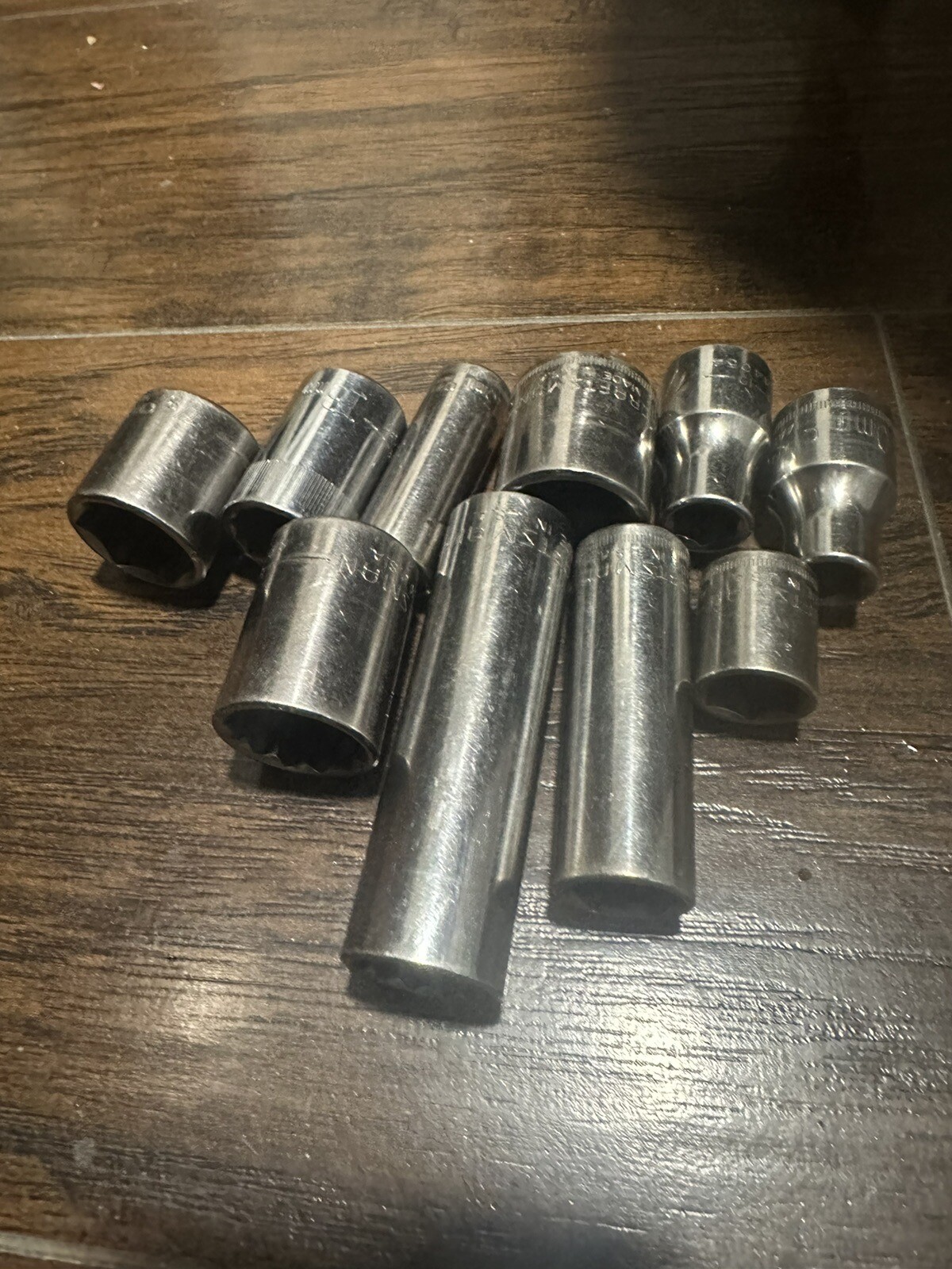 Craftsman assorted sockets total 10
