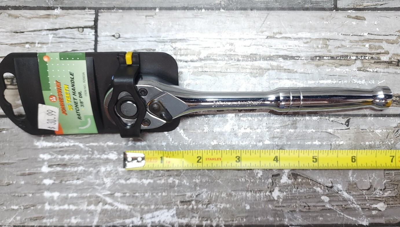 NEW Jonnesway 3/8″ Drive 7″ Professional Grade Ratchet 36 Teeth