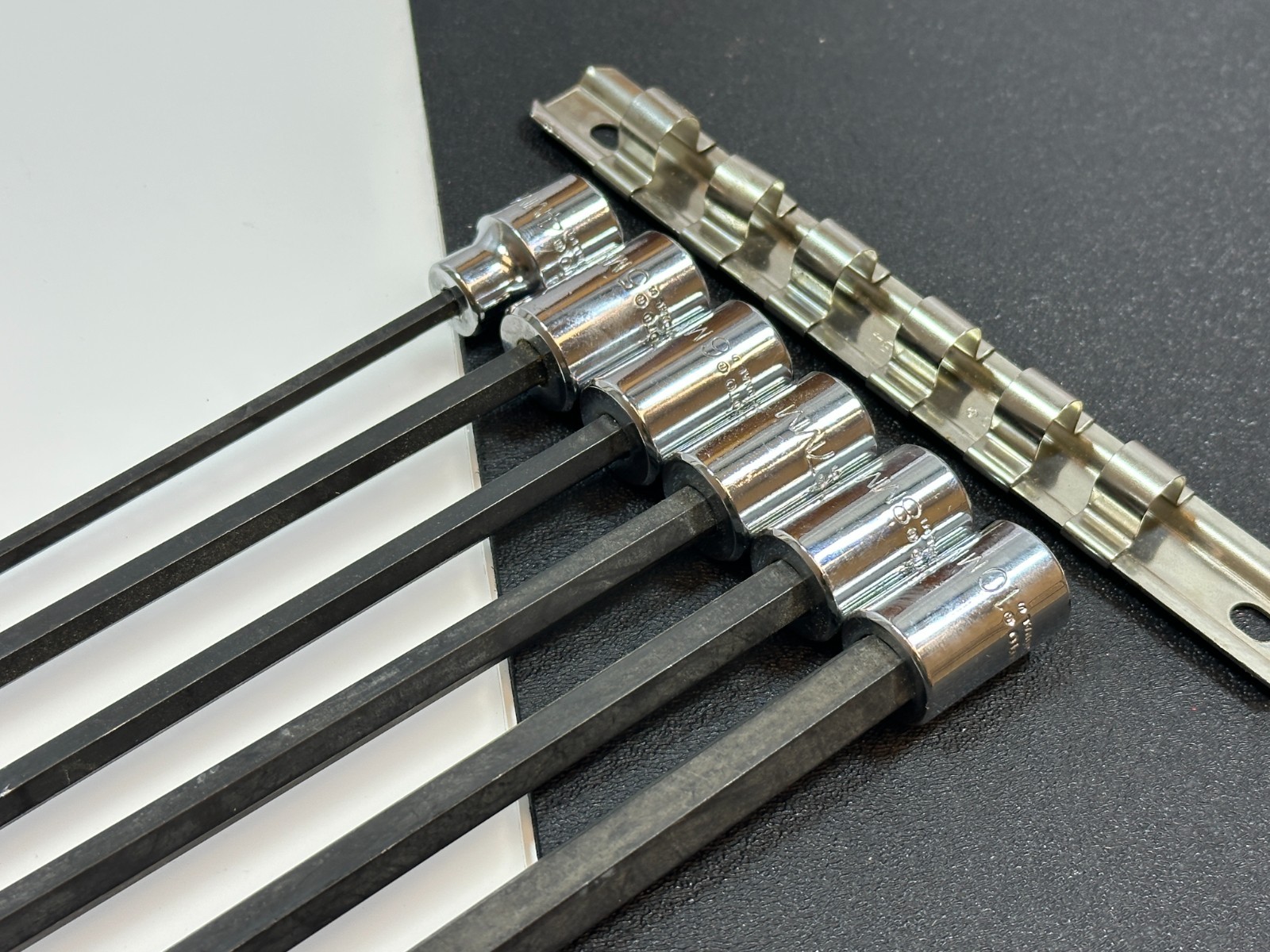 🇺🇸 Proto J4990-SMXL 6pc 3/8″ Drive Metric 4-10mm Extra Long Hex Bit Socket Set