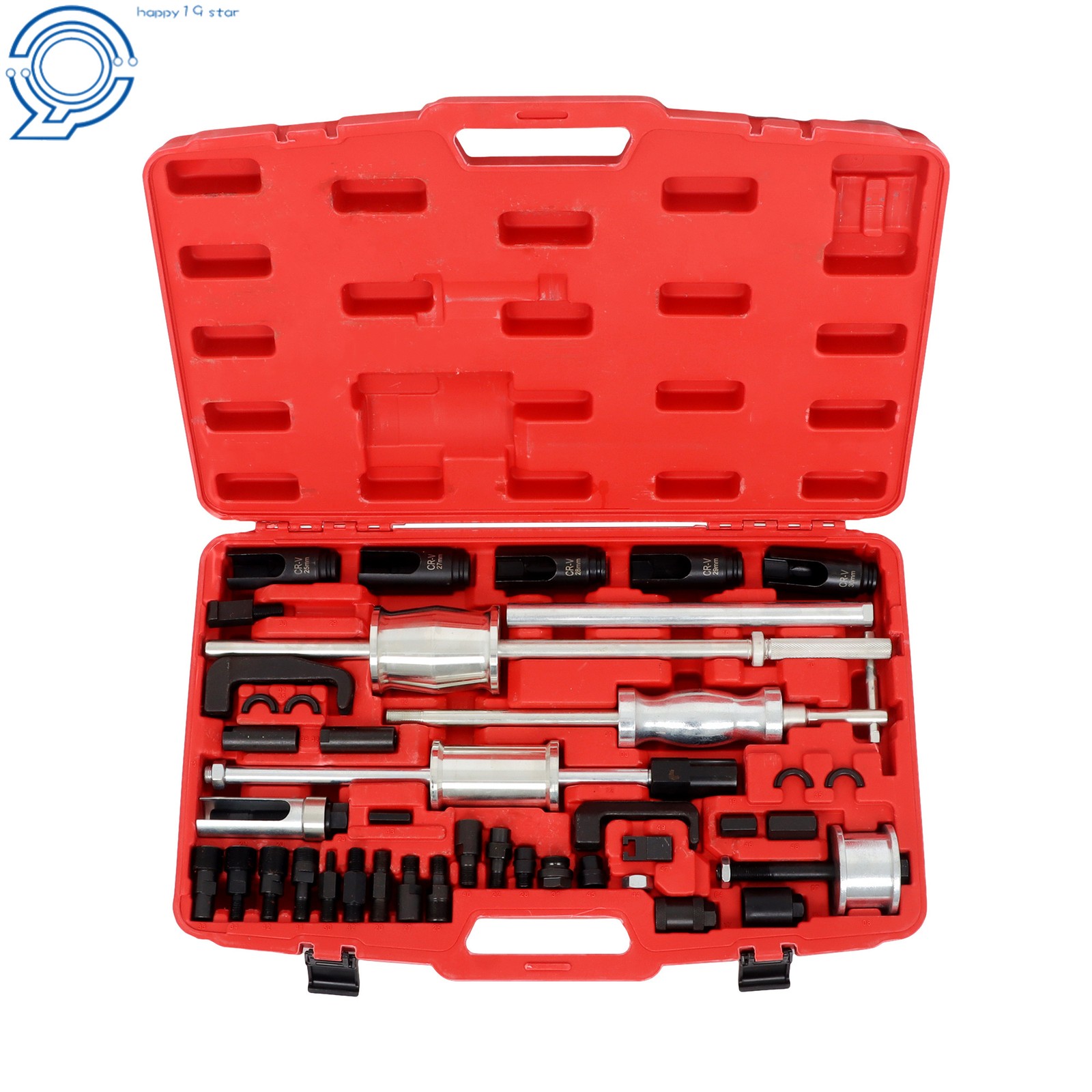 40Pcs Universal Diesel Injector Remover Slide Hammer Puller Extractor Kit