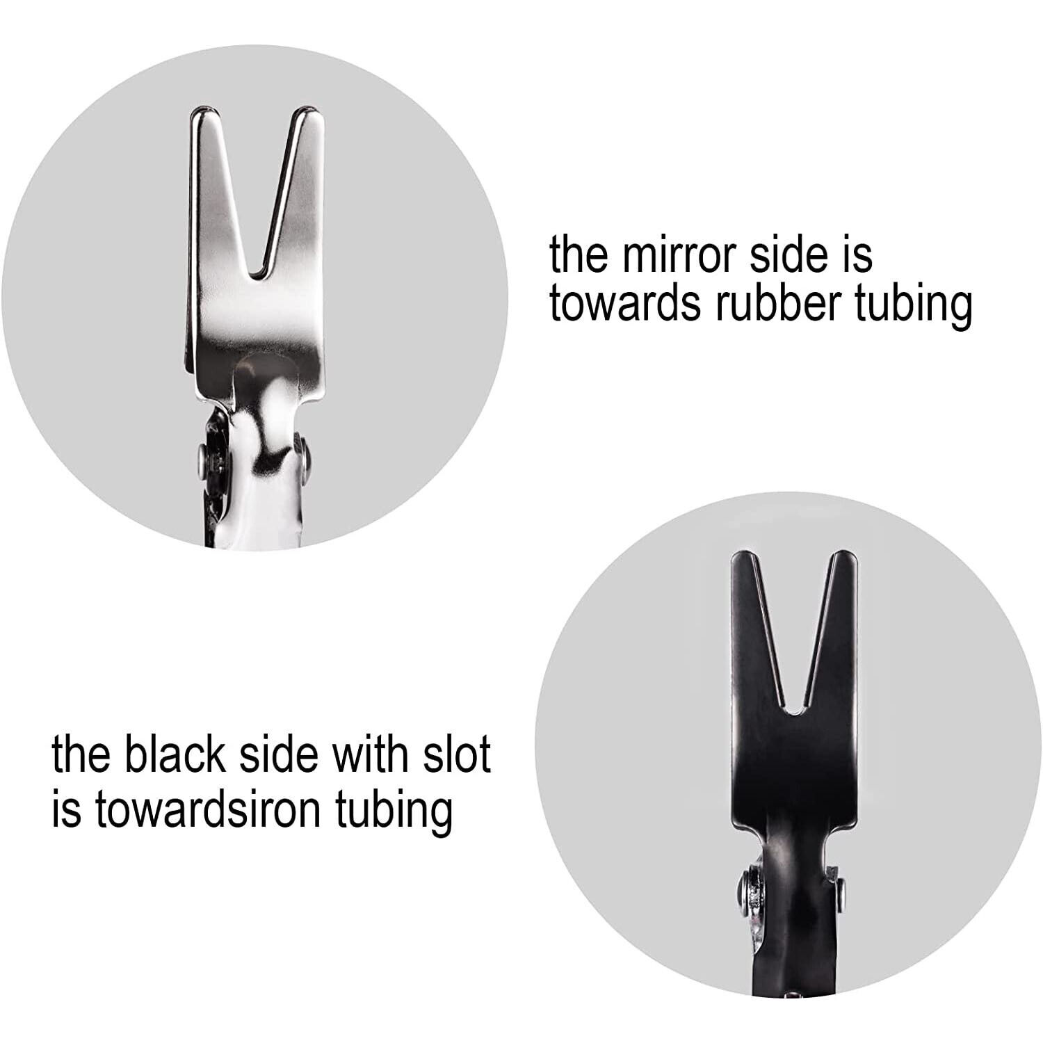 2PC Angled Auto Fuel Vacuum Line Tube Hose Remover Separator Pliers Pipe Tool