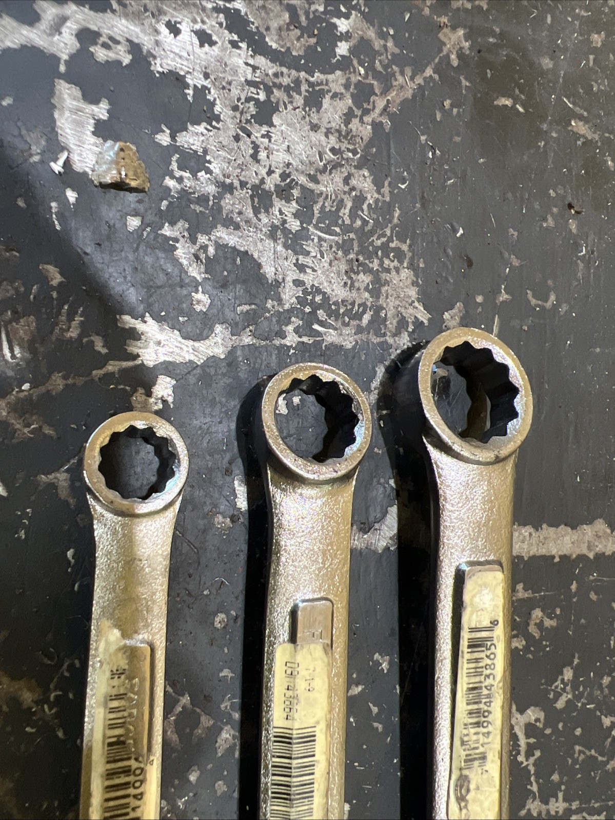 NOS Craftsman USA Stubby Box End Wrench Set With Original Stickers NEW 4365