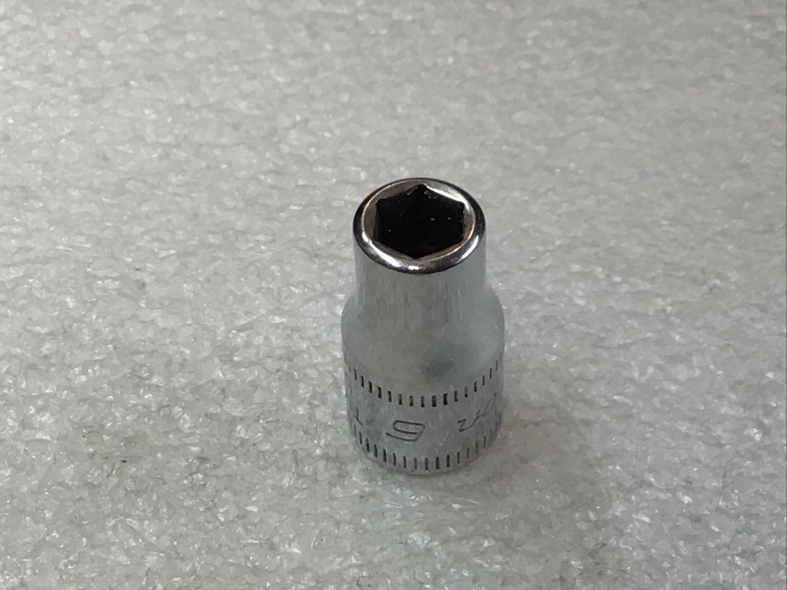 Snap On-#TMM6 – 6mm, Metric, Chrome, 1/4” Dr., 6 Pt., Shallow Socket-USA-NICE-