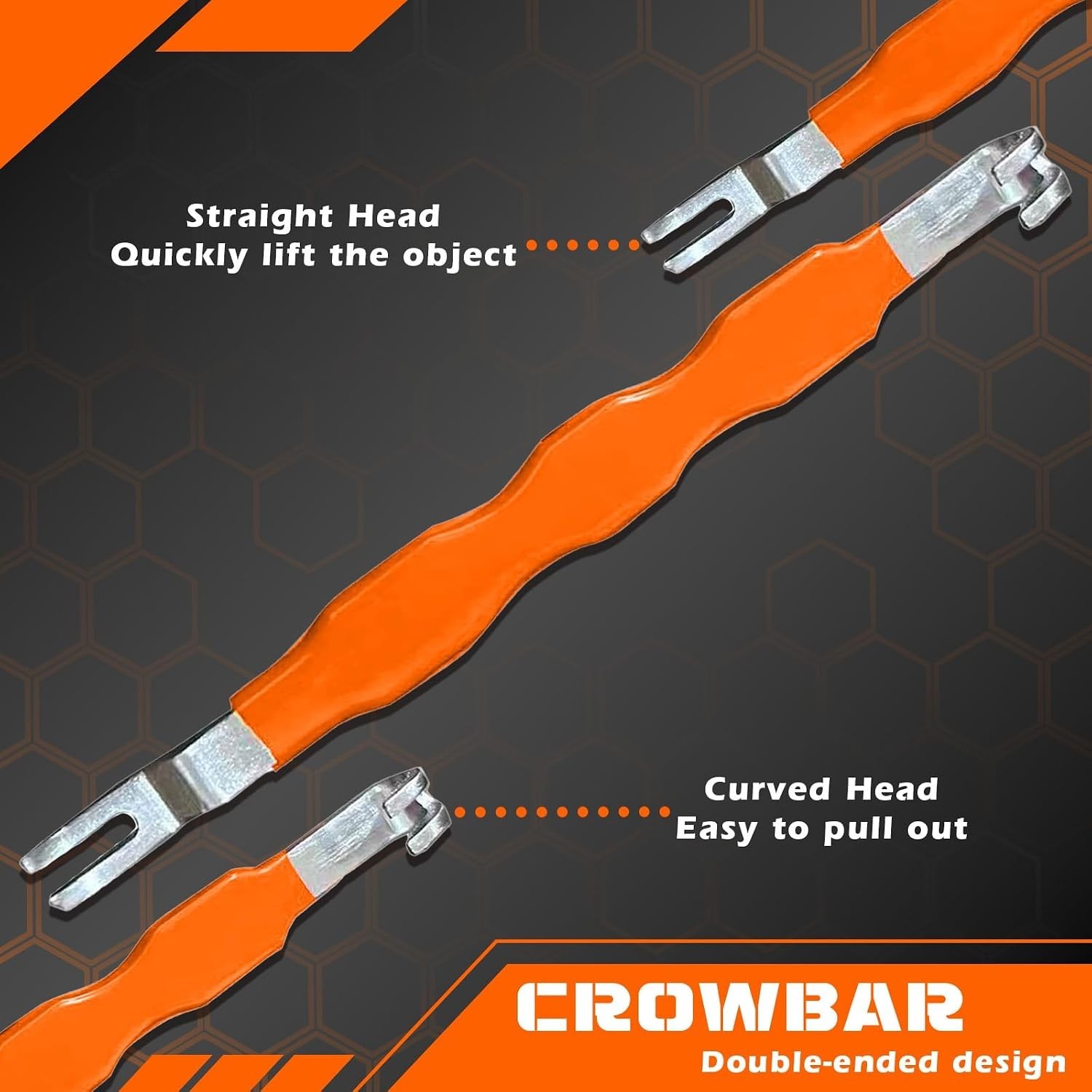 Ergonomic Electrical Connector Separator Tool for Cars & Trucks – 7.5in, Orange