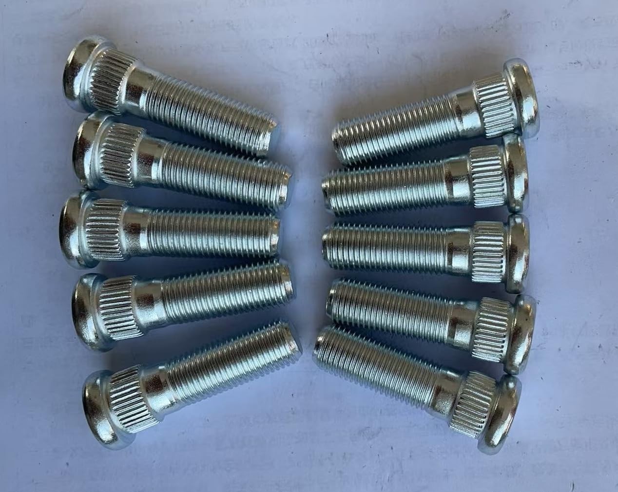 10 PCS M12-1.25 Wheel Stud Bolts 42mm Replacement for Nissan Infiniti Suzuki Car