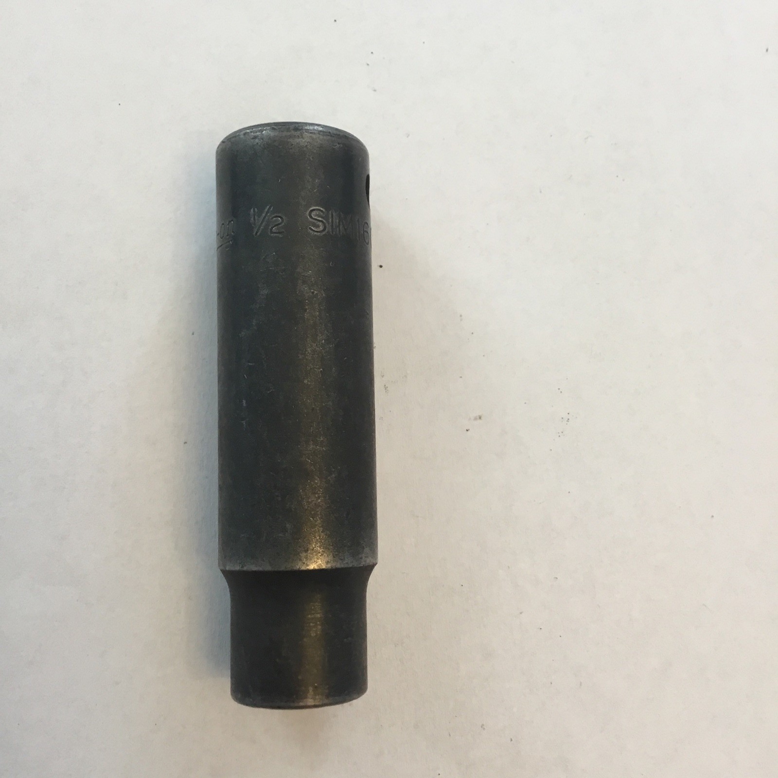 Snap On Tools USA SIM160 1/2″ SAE Deep Impact Socket 1/2″ Drive 6 Point Used.
