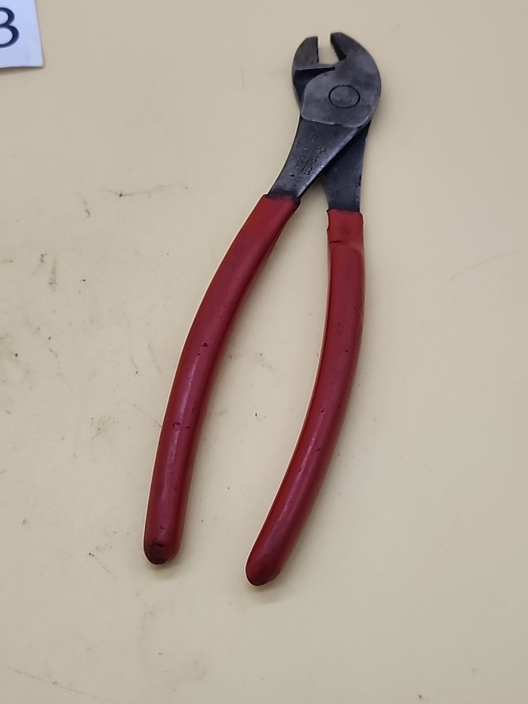 Snap-on Tools 8” Long Angled Nose Battery Terminal Pliers 208CP USA