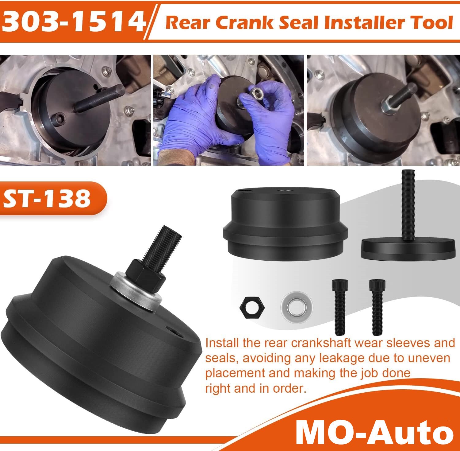 6.7L Front Rear Crankshaft Seal Installer Remover Master Set Fits Ford F-250/350