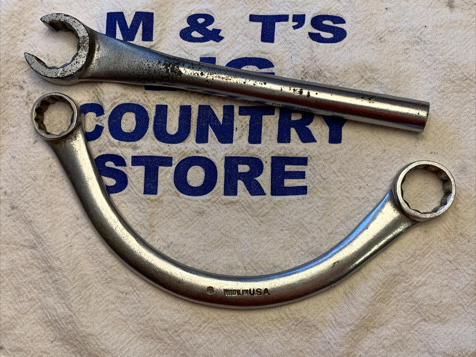 Blue Point 5/8″ x 3/4″ Half Moon Box Wrench CX-2024 & 3/4″ Flare Nut Line Wrench