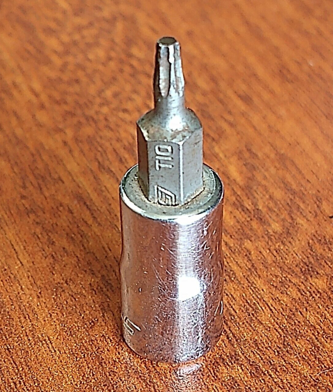 SNAP ON TTX10E, 1/4″ DRIVE, T10, TORX BIT.