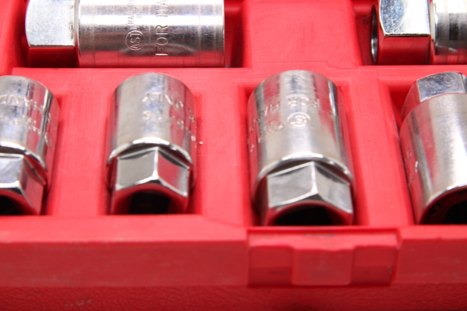 AST Tools 7 Piece SAE Chrome Standard Size Stud Puller/Remover Socket Set USA