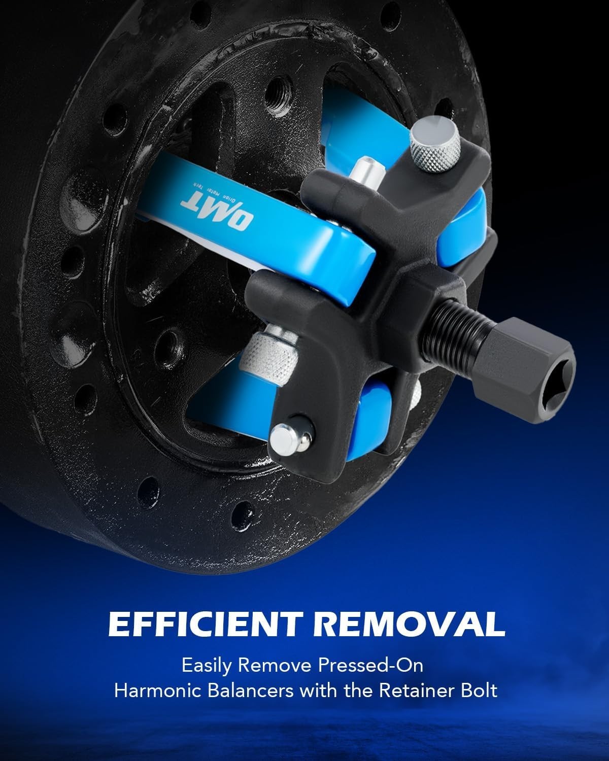 Harmonic Balancer Puller Kit, Adjustable 3-Jaw Puller Set for Removing Harmonic
