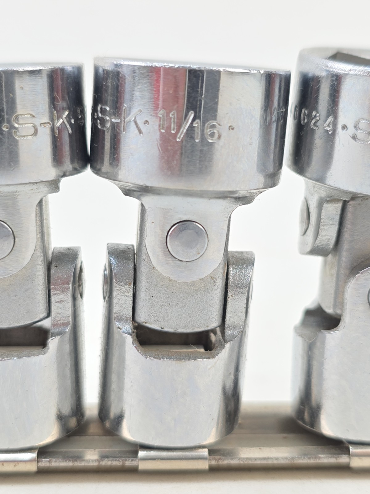 Vintage SK 3/8″ Drive SAE 7 Pc Swivel Universal Socket Set 3/8″-3/4″ USA NOS