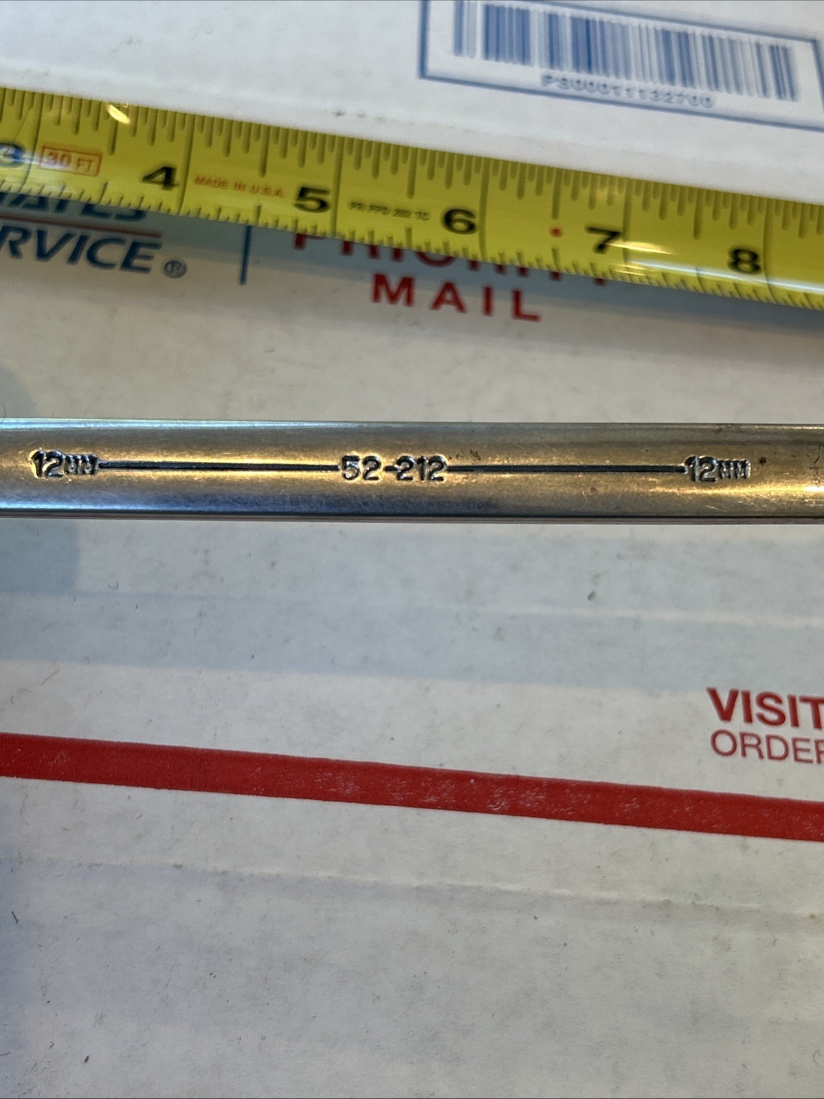 Armstrong 52-212 12mm Full Polish Long Combination Wrench 12 Point USA Armaloy
