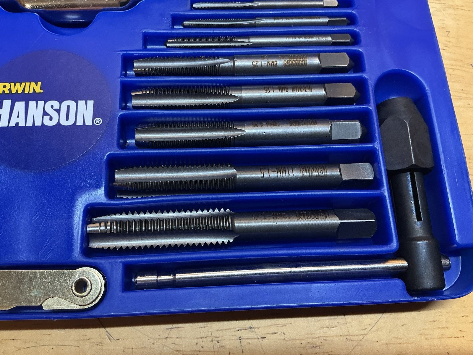 Irwin Hanson 26317 41 Pc. Metric Hex Tap & Die Set (3mm-12mm)
