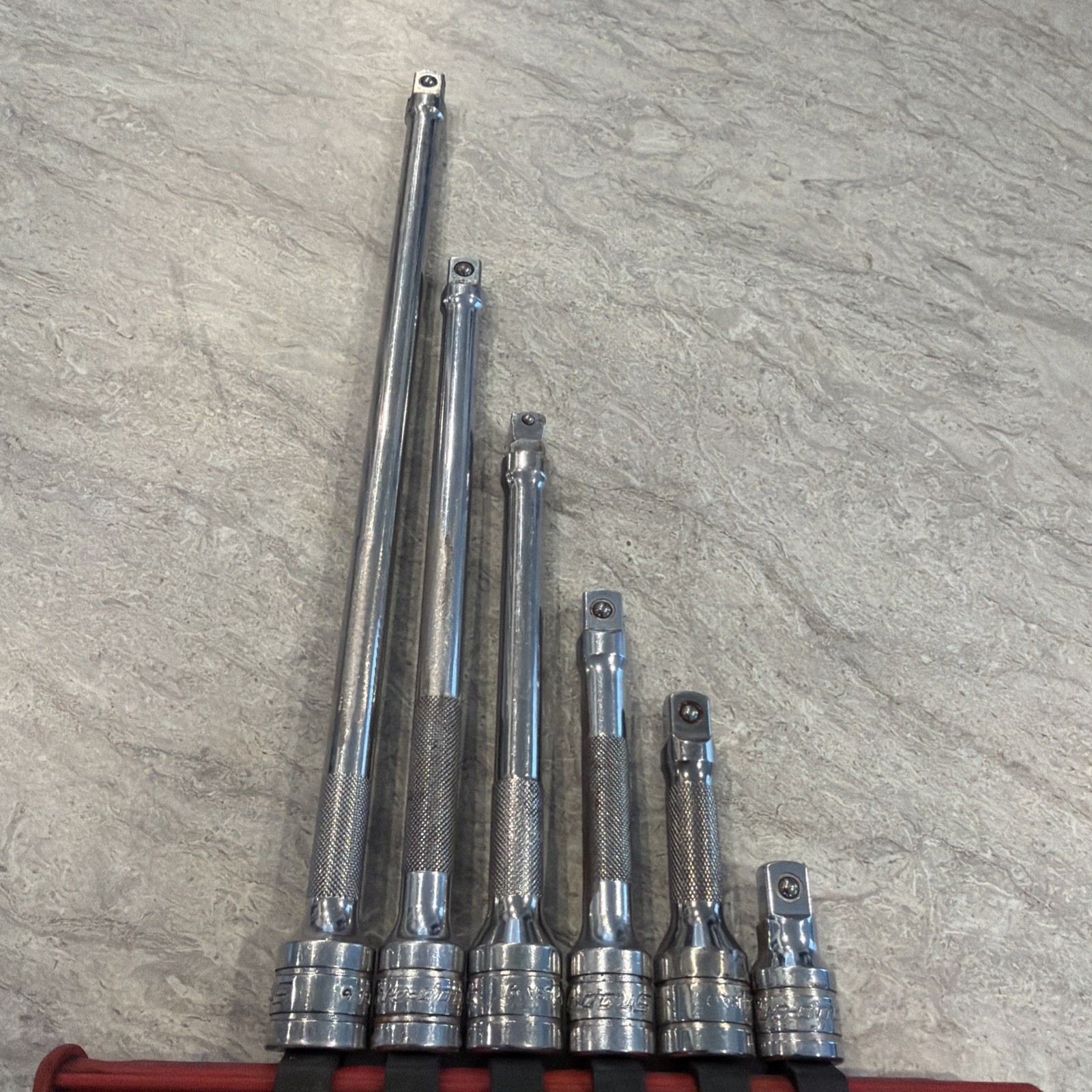 Snap On Tools, 3/8” Drive Extension Set, 6pcs, 206AFX, Great Condition