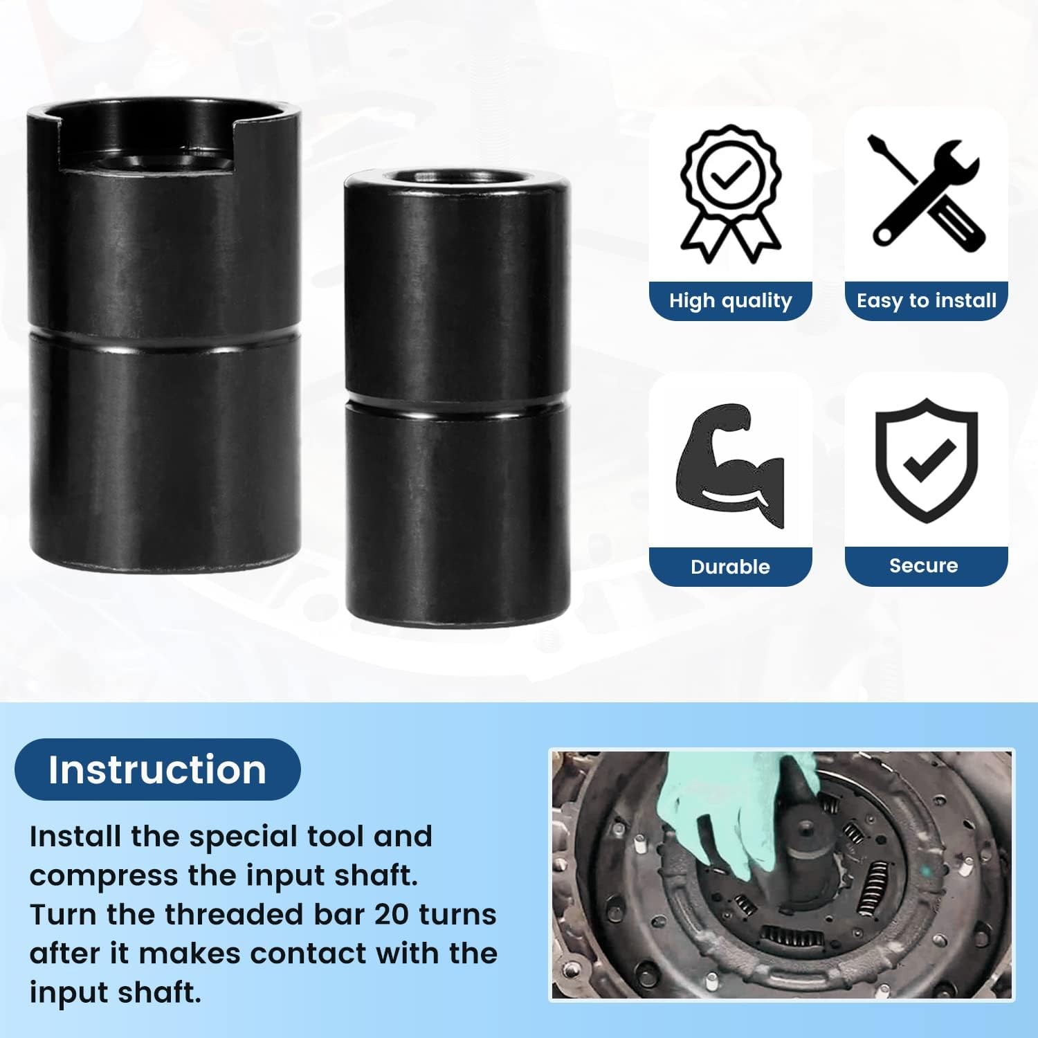 307675 Double Clutch DPS6 Transmission Installer Remover Tool Ford Volvo Focus