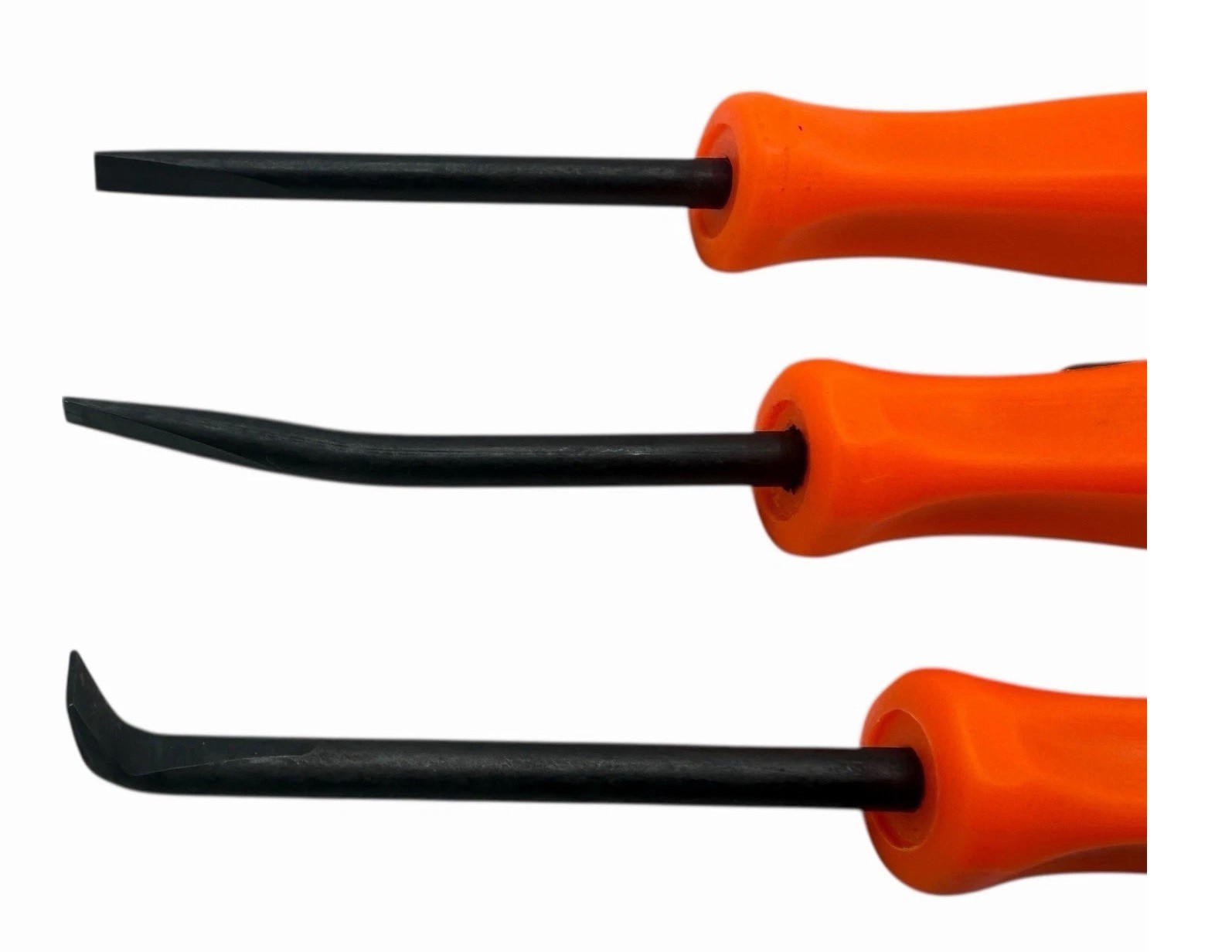 *NEW* Snap-On POCKET PRY BAR SET 3 pcs ORANGE HANDLES, PBMA5O, PBMB5O, PBMS5O