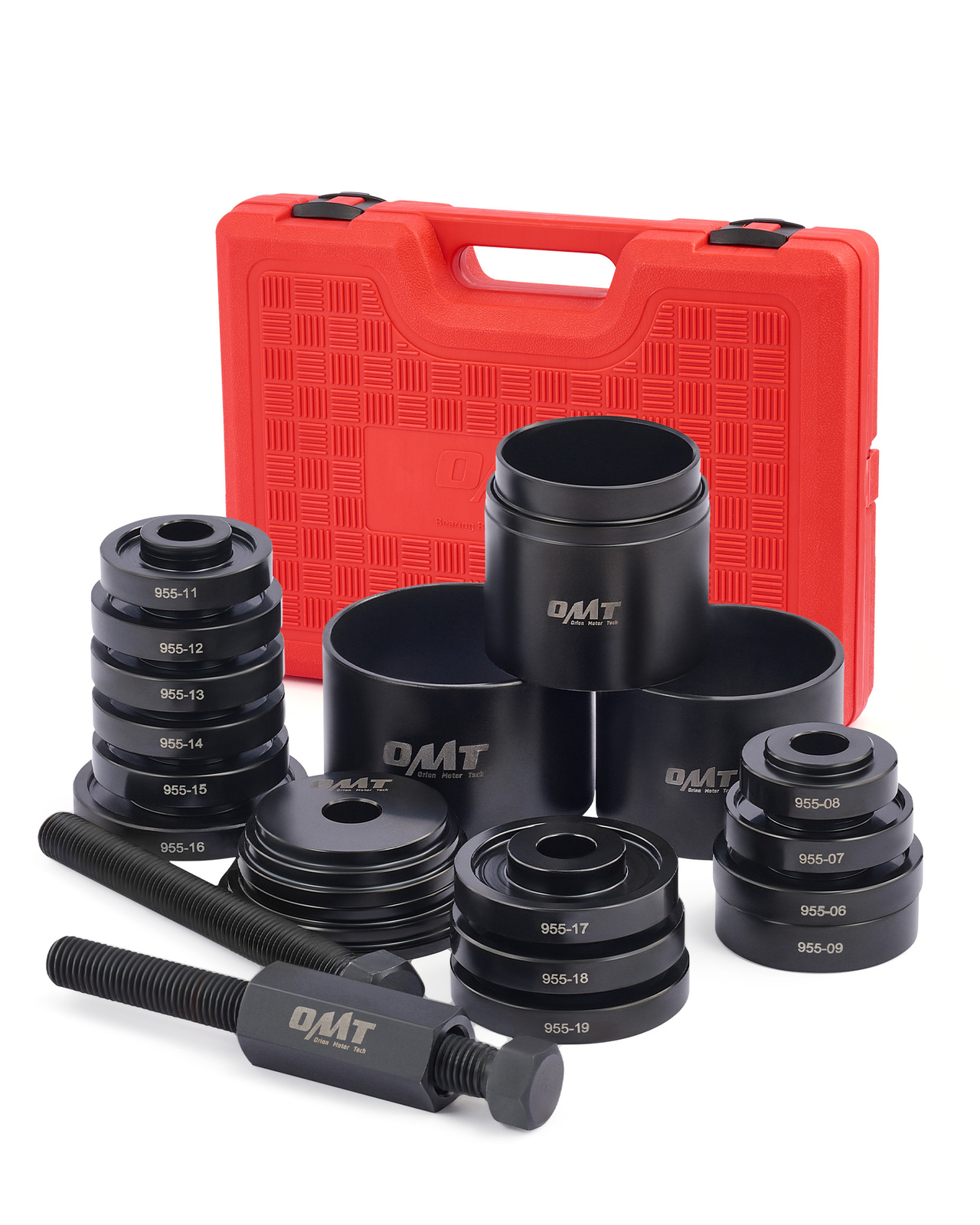 23pcs FWD Front Wheel Bearing Press Kit Removal Adapter Puller Pulley Tool Case