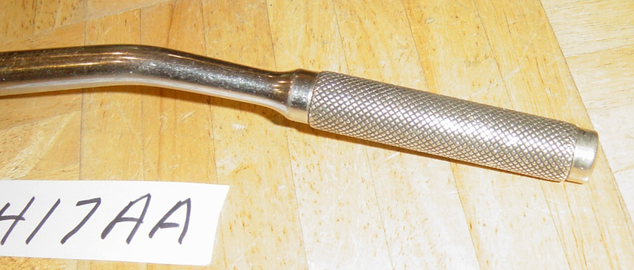 STANLEY TOOLS VINTAGE 3/8 DR. 10-1/2 INCH LONG FLEX BENT-HANDLE RATCHET 86-201S