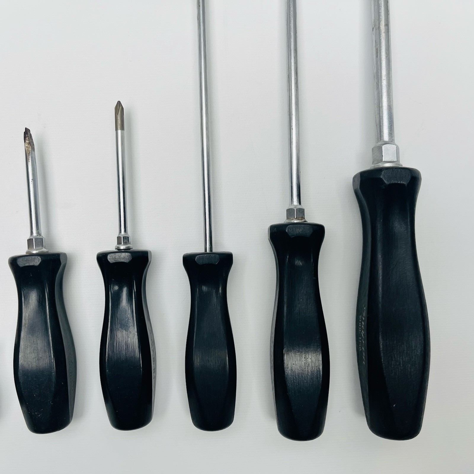 Snap On Lot Of 10 Tools, Screwdrivers, Cotter Pin Puller & Scratch awl