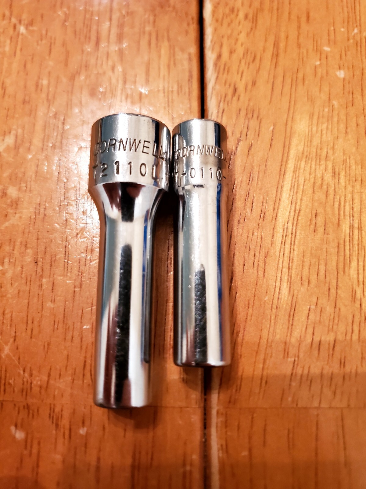Cornwell Tools 1/4 3/8 Drive 5/16 12PT Deep Sockets Lot Of 2