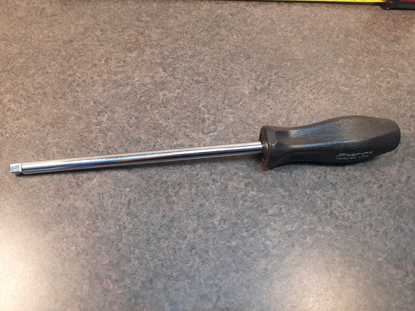 Snap On Tool TM9CSA 1/4” Drive 10” Long Black Hard Standard Shank Driver USA NOS